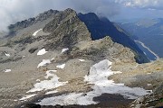 89 Verso la Cima del Trobio, la vedretta del Gleno e il Lago di Belviso